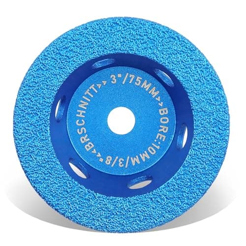 BRSCHNITT 3 inch Diamond Grinding Wheel - Diamond Profile Wheel Grinding for Granite,Porcelain,Ceramic Tile,Marble. - Image 1