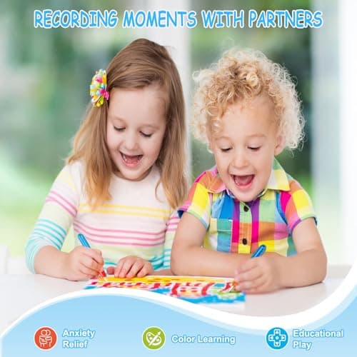 Zyllver Color Magic Light Brush Set, Mess Free Painting Art Activities for Home & Classroom, Christmas & Holiday Gift for Toddlers Ages 3+ - Thumbnail 3