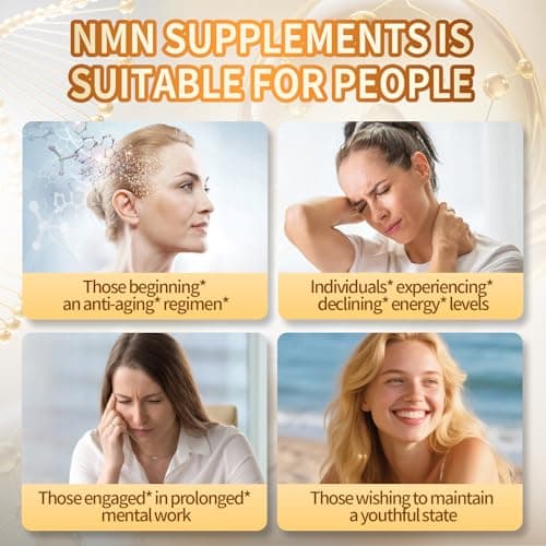 15-in-1 Liposomal NMN Supplement, 2000mg per* Serving*, 120 Day Supply, 99% Pure, NAD+ NMNH Alternative with Nicotinamide Mononucleotide, Resveratrol, TMG, CoQ10, Quercetin & Glutathione, 120 Capsules - Thumbnail 6