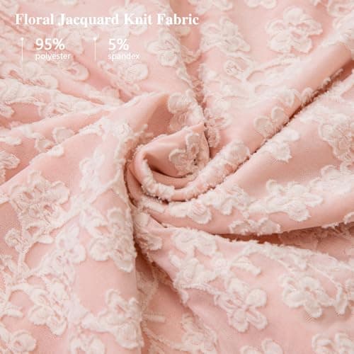 HOZIY Girls Floral Dress Spring Summer Easter Casual Halter Neck A Line Short Sundress Kids Elegant Semi Formal Church Dresses Pink Size 6-7 - Thumbnail 6