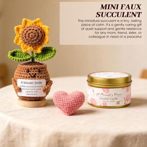 Birthday Gifts for Women, Self Care Gift Basket for Her, Thinking of You Care Package, Get Well Soon Gift Set for Best Friend, Sister, Mom, Wife, Coworker - Thumbnail 2