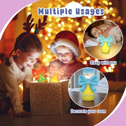 ASIOWELY Paint Your Own Ribbon Bow Lamp Kits,Arts and Crafts Supplies for Kids Toys Ages 4-6-8-12,DIY Art Night Light Painting for Girls Ages 5-10,Birthday Gifts for 3-12+ Year Old Toddler Teens Adult - Thumbnail 6