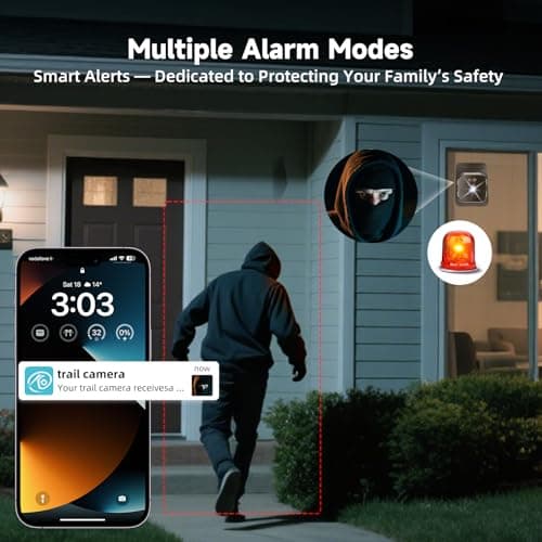 AXB Window Camera for Home Security: 3mp HD Indoor Cam with Night Vision - Thumbnail 2