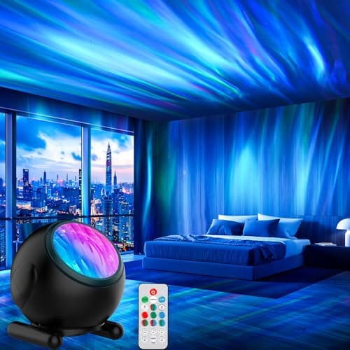 Northern Lights Projector, LED Night Light Aurora Projector with Timer and Remote, Room Decor, Gifts for Kids, Adults, Christmas, Birthday - Image 1