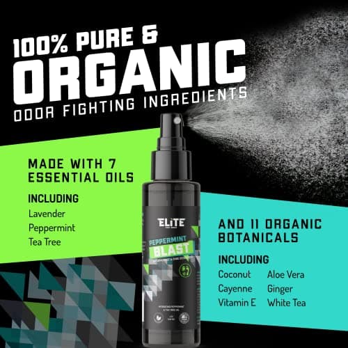 Elite Sportz Shoe Deodorizer (800+ Sprays) - Foot Spray and Shoe Odor Eliminator - No More Smelly Shoes or Stinky Feet with our Peppermint Shoe Freshener - Small Gift for Men & Women - Thumbnail 5