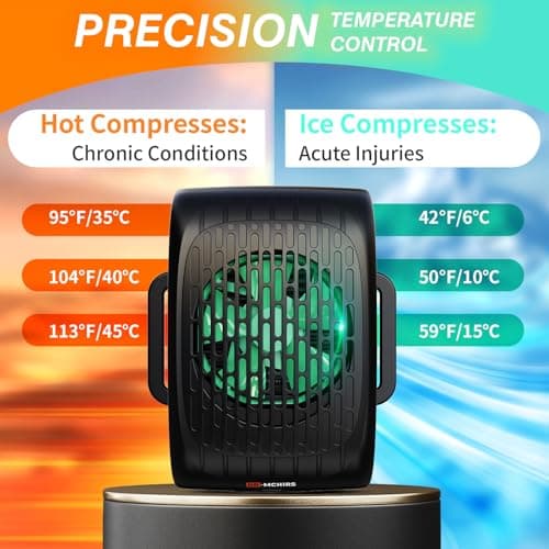 DR.MCHIRS Cold Therapy Machine for Knee Replacement, Heat Cold Therapy Machine 3-in-1 Recovery Cube Instant for Pain Relief Muscle Recovery, Portable Shoulder Ice Packs Machine Alternatives - Thumbnail 4