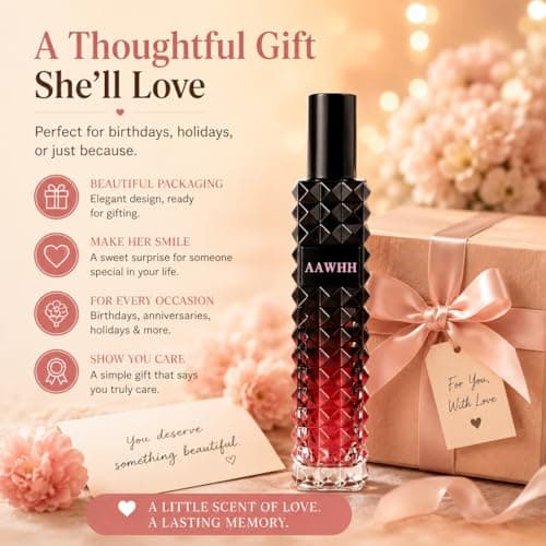 TKBJ Miss Adventure Vanilla Eau de Parfum for Women, Sweet Floral Gourmand Perfume with Vanilla & Amber Notes, Long Lasting Everyday Fragrance, 1.0 fl oz - Thumbnail 6