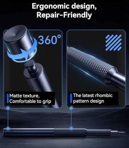 Wesdut 37-in-1 Mini Precision Screwdriver Set, [Durable and Long-Lasting] Magnetic Screw Driver Set with Trox,Small Repair Tool Kit for Watch,PC,Computer,iPhone,Xbox,Laptop,Eyeglass,Electronic - Thumbnail 4