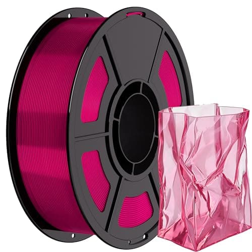 IEMAI HF PLA 3D Printer Filament 1.75mm, High Flow Transparent Filament, ±0.02mm Dimensional Accuracy, Smooth Stable Printing for FDM 3D Printers, PLA Transparent Purple - Image 1