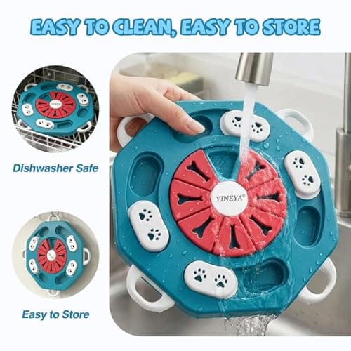 YINEYA Dog Puzzle Toy, Enrichment Toys for Dogs Training IQ & Treat Brain Games, Dog Toys to Keep Them Busy, Mental Stimulation for Dogs, Puppy Toy for Treat Dispensing, Puzzle for Small, Medium, Cats - Thumbnail 6