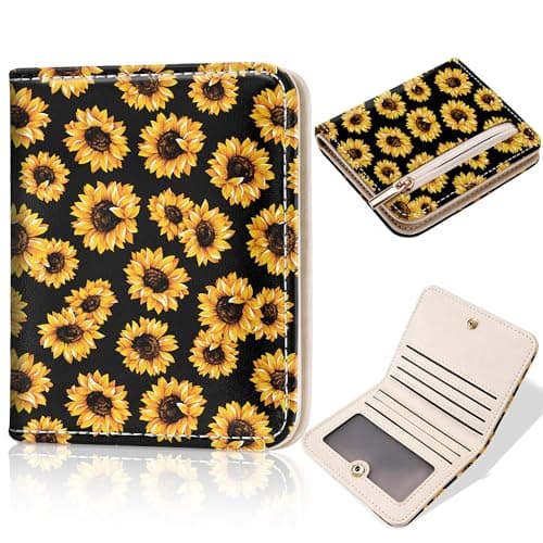 Toughergun Wallet Women Rfid Blocking Small Compact Bifold Luxury Leather Pocket Wallet Ladies Mini Purse with ID Window - Image 1