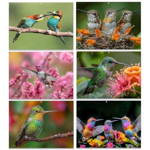 Dayvorax 2026 Wall Calendar - Monthly Calendar 2026-2027, Jan 2026 - Jan 2027, 11" x 16.5", Large Wall Calendar with Thick Paper, Large Blocks, Home or Office Calendar, Hummingbirds - Thumbnail 5