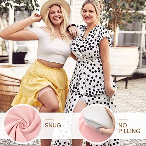 YADIFEN Slip Shorts for Under Dresses Women Seamless Anti Chafing Underwear Shaping Boyshort Smooth Thigh Biker Short Panties - Thumbnail 5
