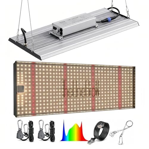TheOneGrow MA2000 200W LED Grow Light Full Spectrum | Commercial Plant Light Panel with Daisy Chain & Dimming | 2x4ft/4x4ft Coverage for Hydroponic Vegetables & High-Yield Plants - Image 1