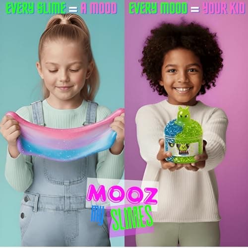 DIY Boba Tea Slime Kit for Kids, Fluffy Butter Slime Food, Instant Slime Making Kit & Scented, Stretchy & Scented, Boba Beads Mix'Ins & Demon Monster Charm, Sensory Gift Ages 5–12 & Teens, 7oz, MOOZ - Thumbnail 5