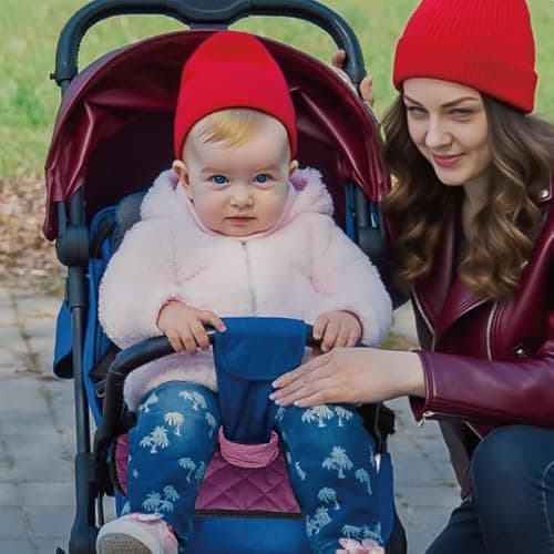 MOOB Waterproof Car Seat Protector - Potty Training Liner for Baby & Toddler, Machine Washable Piddle Pad with Anti-Slip Backing, Universal Fit for Infant Car Seat & Stroller (Purple) - Thumbnail 4