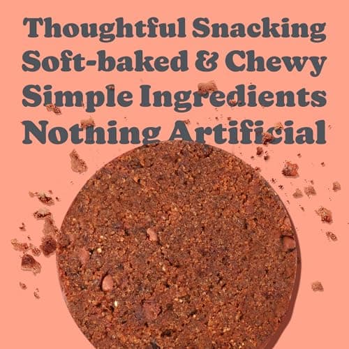 Love + Chew Mini Vegan Cookies, Gluten Free, 3g Plant Based Protein Per Cookie, Pumpkin Chocolate Chip Flavor, Healthy Snacks for Adults and Kids, Individually Wrapped Cookies, Pumpkin Chip, 18 Pack - Thumbnail 5
