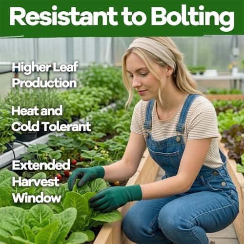 LUOJIBIE Lettuce Seeds for Planting Outdoors, Vegetable Garden Seeds, 8 Varieties Non-GMO Heirloom Lettuce Seeds (Romaine, Red Leaf, Italian, Batavian, and More) for Fresh Salad Greens, Fast Growing - Thumbnail 5