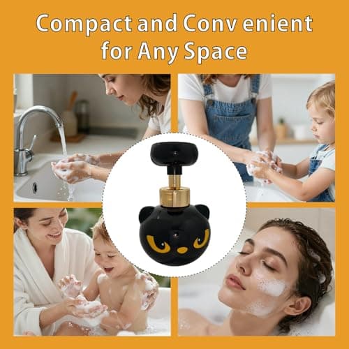 Cat Paw Foam Soap Dispenser - Refillable Foaming Hand Soap Pump Bottle Creates Adorable Paw-Shaped Foam, BPA-Free, Eco Friendly for Bathroom, Kitchen, Salon & Home Use - Thumbnail 6