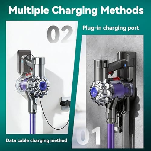 9000mAh Battery Replacement Compatible with Dyson V-8 Battery 21.6V - Compatible with Animal/ Absolute/ Motorhead/ Fluffy/ Trigger/ SV-10 Vacuum Cleaner with 2 Filters + Cleaning Brush + Screwdriver - Thumbnail 6