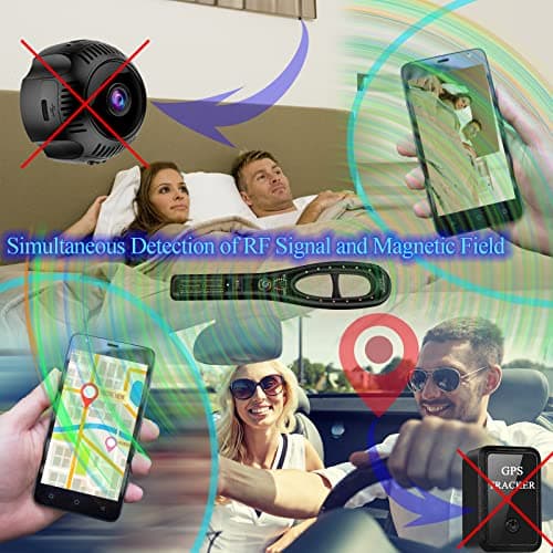 KEULGOUL Hidden Camera Detector, RF Signal Detector, Camera Finder and Magnetic Field Detector, Portable Bug Detector Privacy Scanner for Hotel Room, Home, Office, Travel and Car - Thumbnail 3