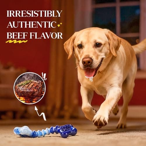 Kseroo Indestructible Dog Toys for Aggressive Chewers: 2-Pack Tough Chew Toy for Large Dogs, Heavy Duty Long-Lasting Dog Bones for Large Breed, Dog Toys to Keep Them Busy - Thumbnail 4