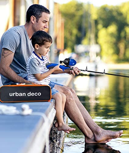 Urban Deco Kids Fishing Pole, Portable Telescopic Rod and Reel Combos Kids Fishing Rod Kit with Tackle Box for Boys,Girls,Youth,Beginner, Starter - Blue - Thumbnail 3