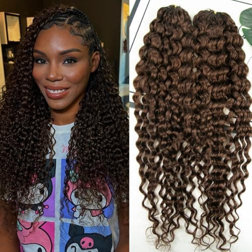 YWIGS Miracle Knots Hair Human Crochet Hair #4 Water Wave 20" 100 Strands