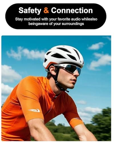 Bone Conduction Headphones, IPX8 Waterproof Swimming Headphones, Open Ear Headphones with MP3 Mode 32GB Memory Up to 10 Hours Playtime, Bluetooth 6.0 Ear Buds Secure Fit for Running and Fitness - Thumbnail 6