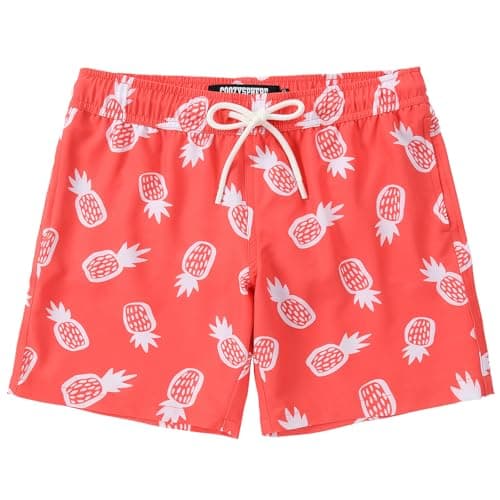 CoozySphere Boys Swimming Trunks for 10-12 Years Swimsuit Shorts Swimwear Quick Dry Bathing Suit Board Shorts with Mesh Lining - Image 1