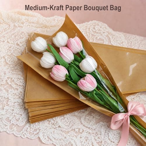 Bouquet Bags 200PCS flower bags for bouquets,Flower Bags for Bouquets - Thumbnail 5
