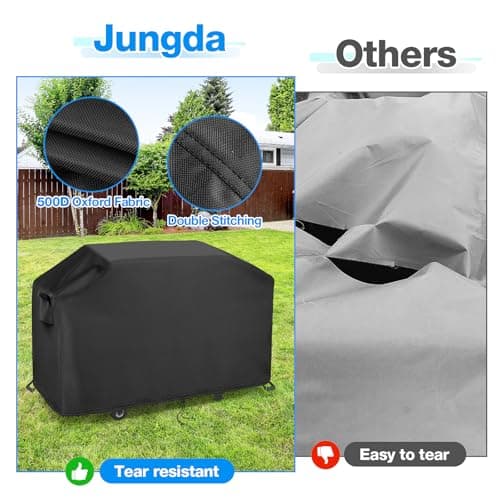 Jungda Grill Cover for Blackstone Model 2022 Blackstone Pellet Grill & Omnivore Griddle Combo,Outdoor Waterproof Griddle Cover - Thumbnail 5