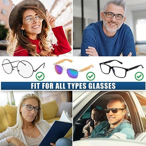 SIGONNA Eye Glasses String Holder Straps - Sports Sunglasses Strap for Men Women - Eyeglass Holders Around Neck - Glasses Retainer Cord Chains Lanyards - 4 Cords (Black) - Thumbnail 6