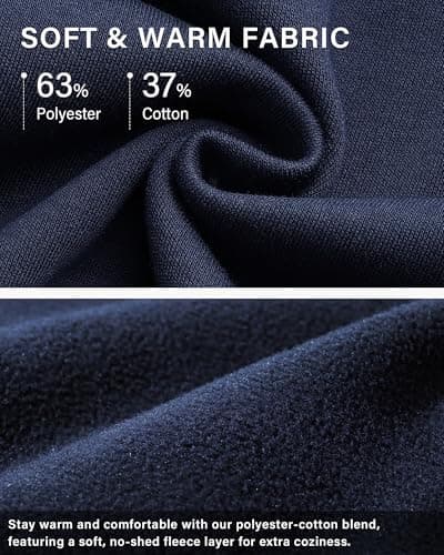 Stelle Zip Up Hoodies for Women Fleece Crop Jackets Long Sleeve Hooded Sweatshirts with Pockets Casual Coat(Navy,XX-Large) - Thumbnail 4