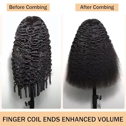 Burmese Curly Human Hair Wig 250% Density 13x4 Glueless Curly HD Lace Front Wigs Pre Plucked Pre Cut Pre Everything Tiny Knots Glueless Wear and Go Wigs For Black Women Beginner Friendly 28 Inch - Thumbnail 6