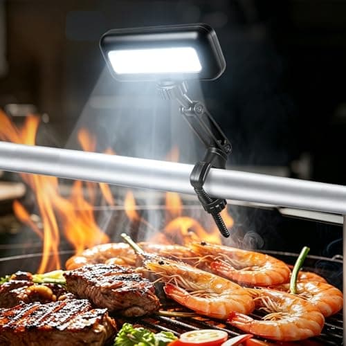 Grill Light Rechargeable for Blackstone & Weber, 400LM LED Grill Handle Light, Auto On/Off Sensor, USB-C Rechargeable, 360° Adjustable, Waterproof Outdoor BBQ Grill Accessories Gift for Men Dad - Image 1