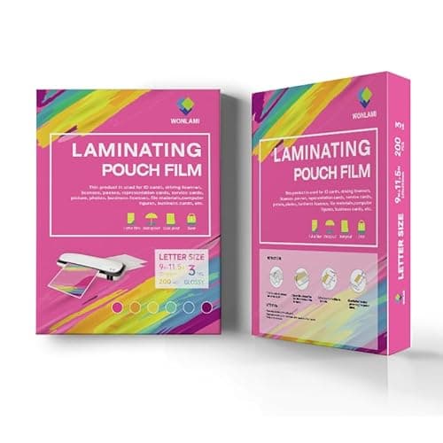 WONLAMI Thermal Laminating Pouches,3MIL,200PCS Laminate Sheets for Laminator,9x11.5 Inches Laminating Sheets 8.5 x 11,Letter Size,Clear, Office and School Supplies (200, 3MIL)