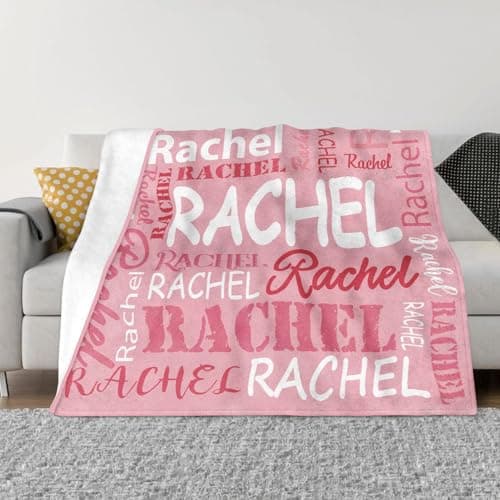 Corissy Ships Next Day, Personalized Blankets and Throws Custom Blanket with Name Customized Flannel Blanket for Kids Christmas Blanket Gifts for Teen Girls Boys - Thumbnail 4