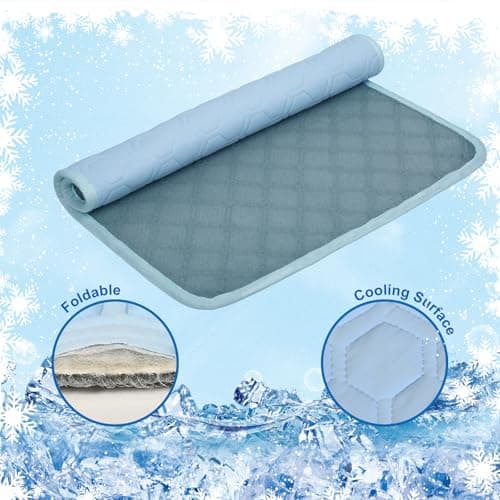 XinChangShangMao Dog Cooling Mat Ice Silk Washable Non-Slip Pet Summer Pad - Thumbnail 3