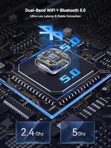 Wireless CarPlay & Android Auto Adapter, USB-A Plug-in Dongle, Converts Factory Wired CarPlay/Android Auto to Wireless (Gloss Black,USB-A) - Thumbnail 5