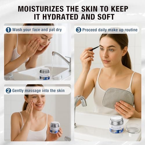 Anti-Aging Moisturizer Face Cream with Retinol, Collagen & Hyaluronic Acid - Thumbnail 6