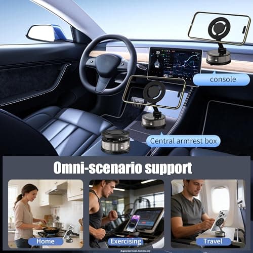 Car Phone Mount for MagSafe, 2-in-1 with Fragrance Diffuser - Thumbnail 2
