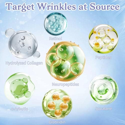 Anti-Aging Neck Firming Cream - Natural Face Moisturizer with Retinol Collagen Peptides & Hyaluronic Acid - Daily Moisturizer Face & Neck Cream - Firming Hydrating Facial Moisturizer Cream Day & Night - Thumbnail 6