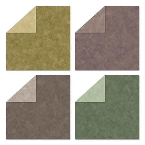 Scrapbook Paper, 12x12 Double Sided Patterned Papers, 24 Sheets Pattern Paper for Card Making, DIY Photo Album Decor (Earthy) - Thumbnail 2