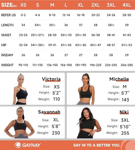 GAYHAY High Waist Yoga Pants with Pockets, Leggings for Women Tummy Control Compression Workout Leggings for Women Beige - Thumbnail 6