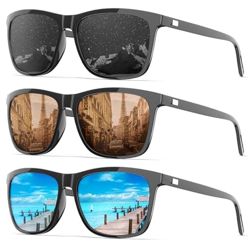 KALIYADI Mens-Sunglasses Polarized Sunglasses-Men Women: Classic Sun glasses with UV400 Protection for Driving Golf Fishing - Image 1