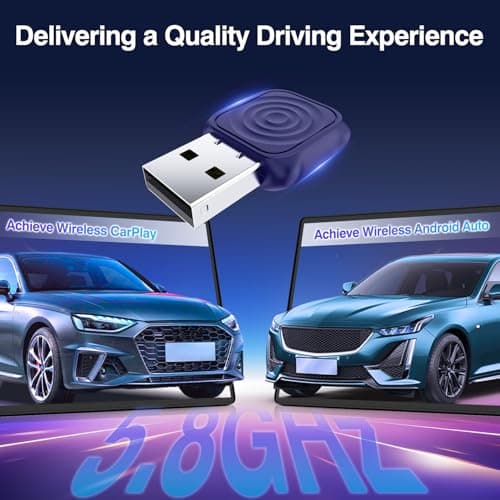 CarlinKit MiNi Ultra Wireless CarPlay & Android Auto Adapter - Plug & Play USB-A/USB-C Upgrade for Wired Cars | Retains OEM Mic, Sound Quality & Controls | OTA Updates - Thumbnail 3