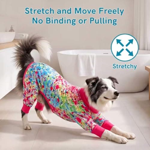 Sychien Dog Sun Shirt Breathable Mesh UPF 50+ UV Protection Summer Pet Apparel Quick Dry Lightweight Stretchy Soft Dogs Cooling Vest for Small Medium Large Dogs, Mixed Color, S - Thumbnail 5