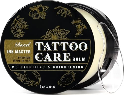 Ebanel Tattoo Balm 3oz, Premium Tattoo Aftercare Cream Brightener Ink Color Enhancing Butter Moisturizer with Herbal Essences and Essential Oils, All-Stage Tattoos Ointment After Care Kit Supplies - Image 1