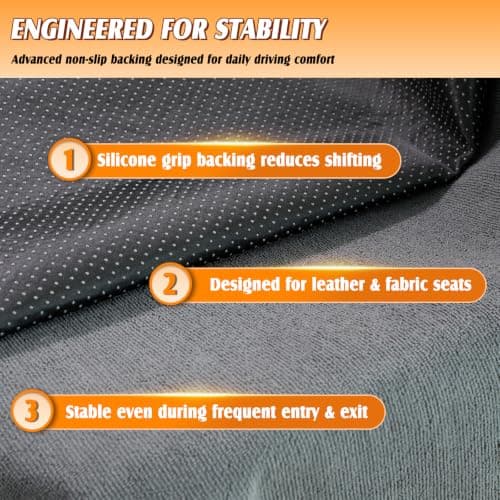 KIGEMOS Car Seat Cover Towel for Cars, SUVs, Vans and Trucks, 2 Pack, Gray - Thumbnail 5